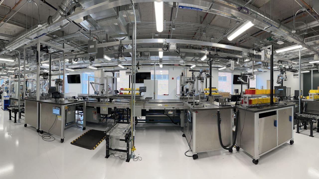 The Smart Learning Factory, pictured 2023. (Purdue University photo/John O'Malley)