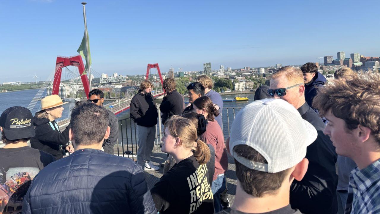 Purdue Polytechnic’s Maymester abroad highlights Central Europe’s car commerce—from BMW and Škoda factory tours in Munich and Prague to port logistics in Hamburg and Rotterdam.