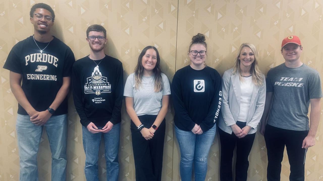 Left to right: Edward Prentice, Aiden McNicholas, Colette Aguilar Duran, Lillian Egan, Brittany Newell, and Jacob Peddycord. (Photo provided)