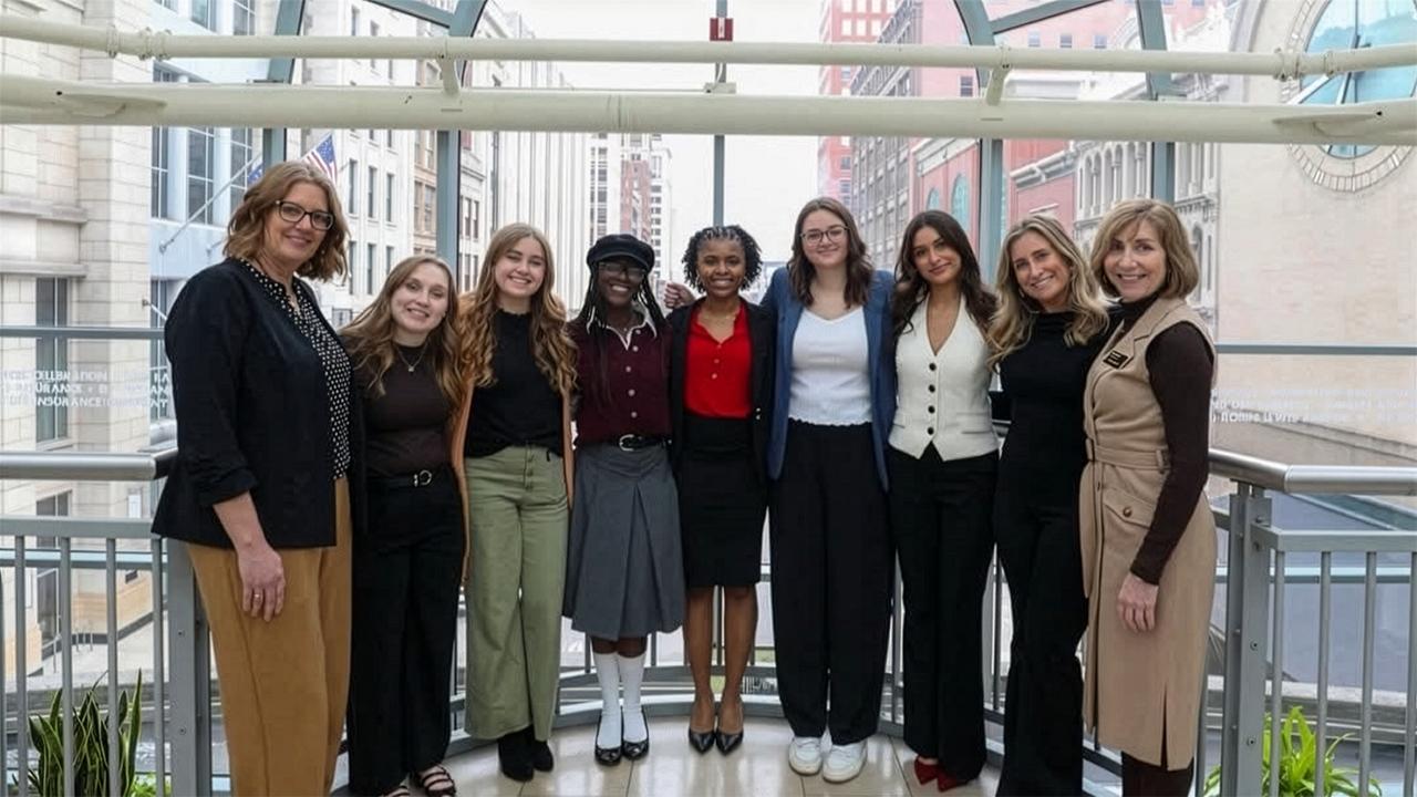 Pictured: The Student Design Organization's board on the day of the event. (Photo provided: Emily McLaughlin)