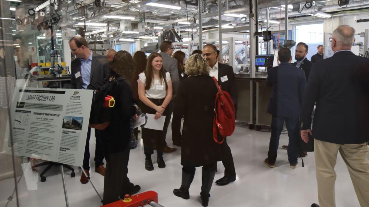 Engineering Technology hosts a day of smart manufacturing at Purdue