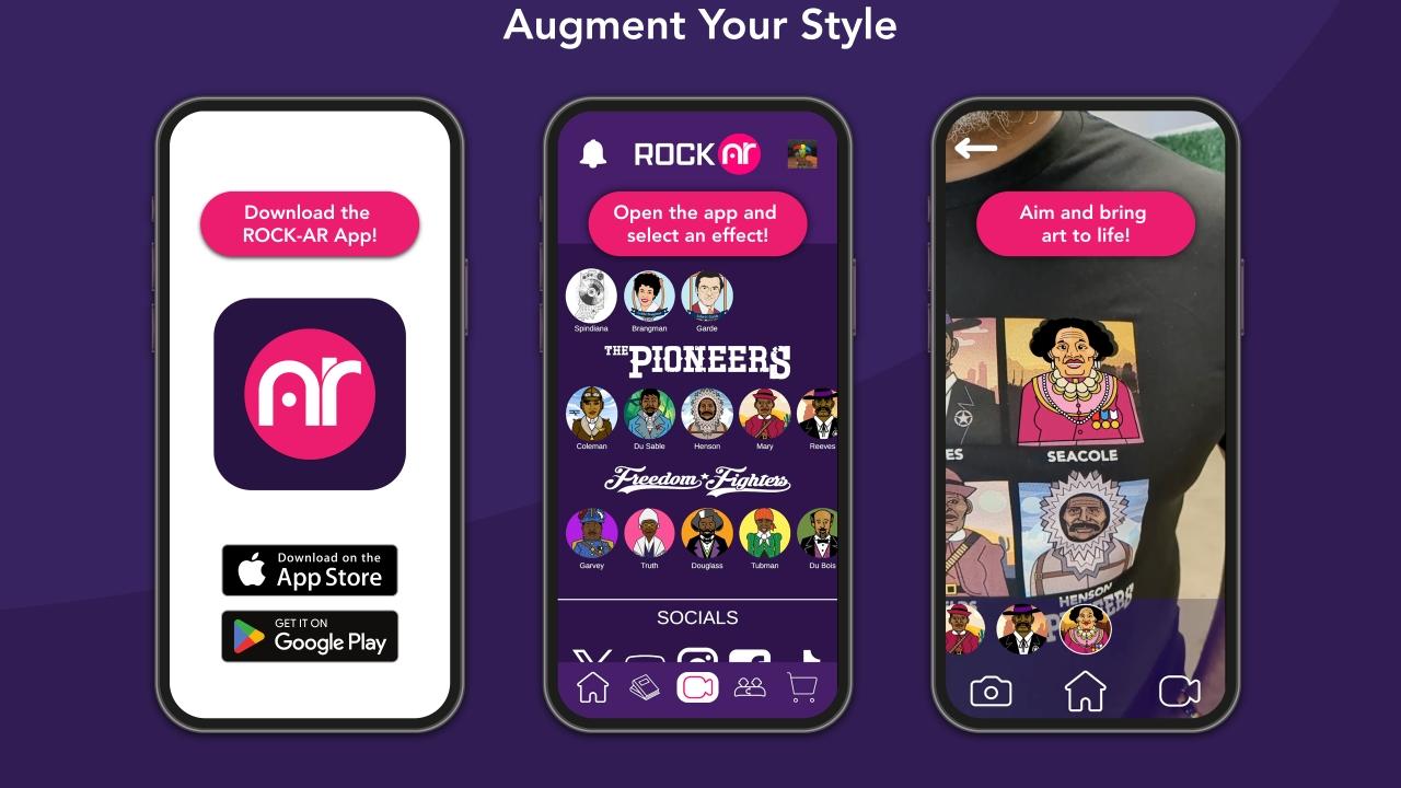 An example of the ROCK_AR app Smith laid the groundwork for during his time at ROCKaBLOCK. (Photo courtesy: Adam Smith)