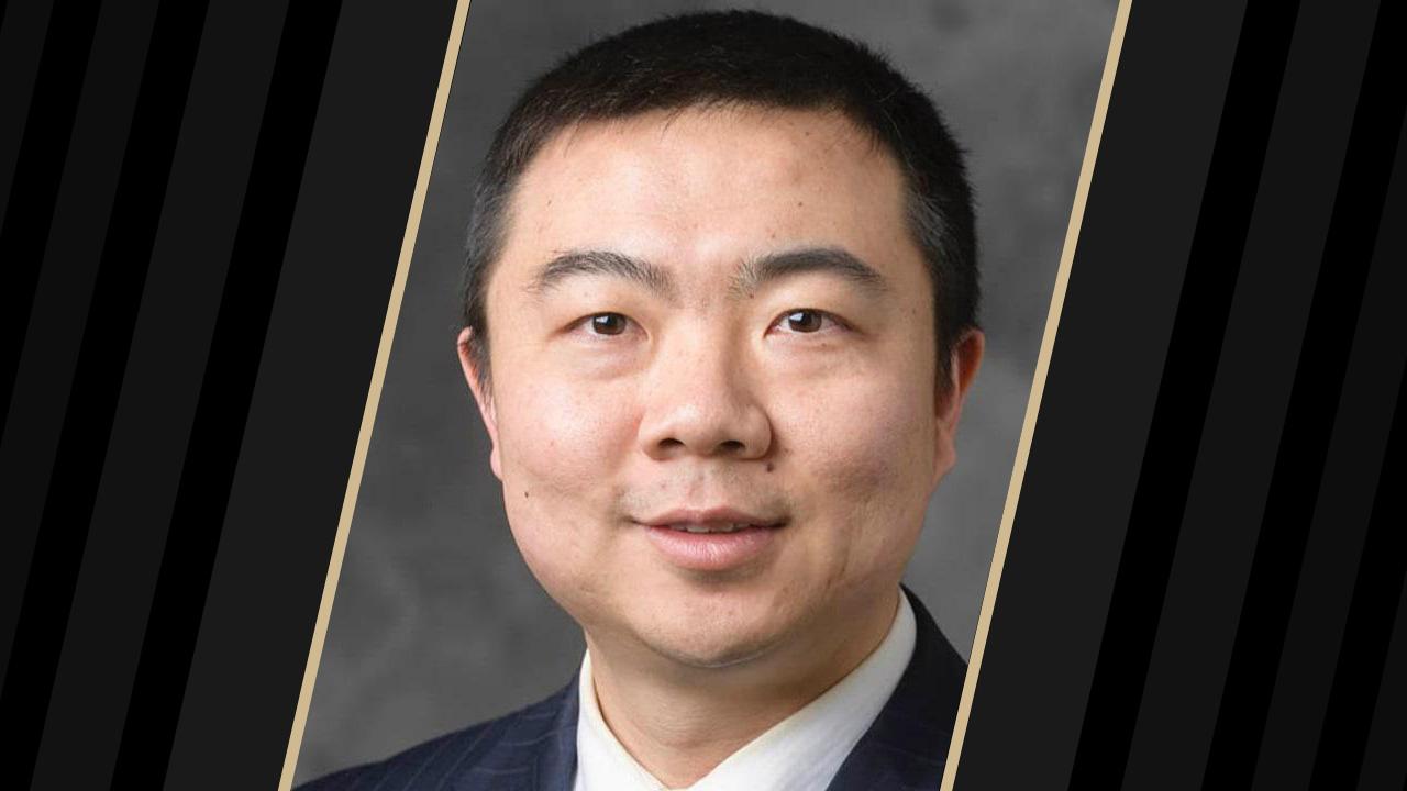 Zhang (pictured) has patented this latest innovation through Purdue's Office of Technology Commercialization.