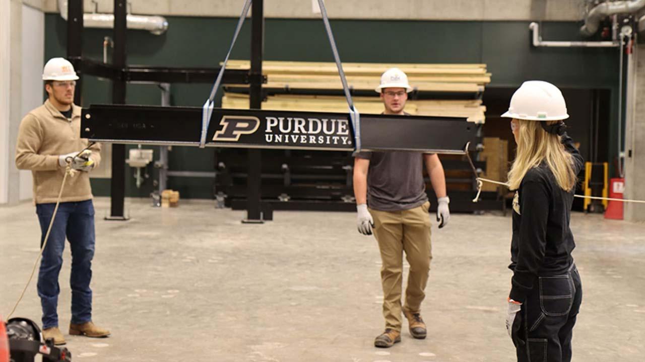 Purdue students in Indianapolis will gain the skills to be the future leaders of the construction industry. (Purdue University photo/John O’Malley)