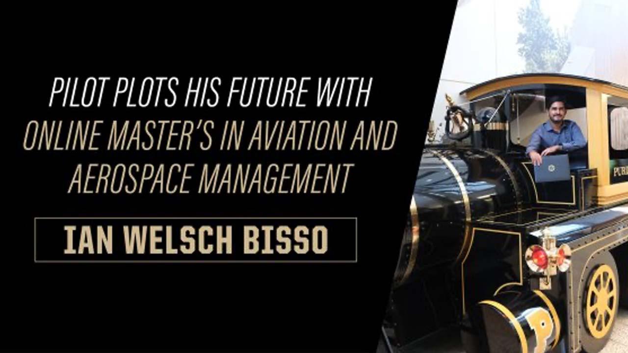 Pilot plots his future with Purdue’s online master’s in Aviation and Aerospace Management