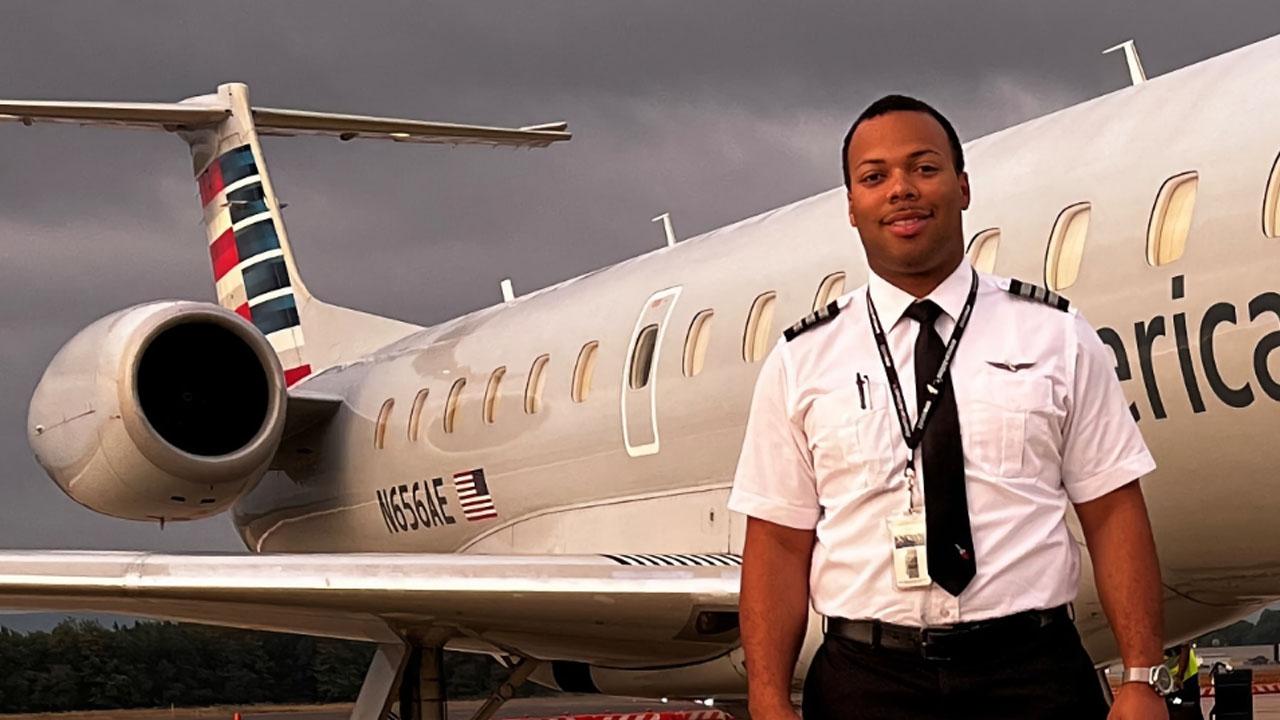 Alumnus makes giant leap from Mr. Football to Piedmont Airlines first officer