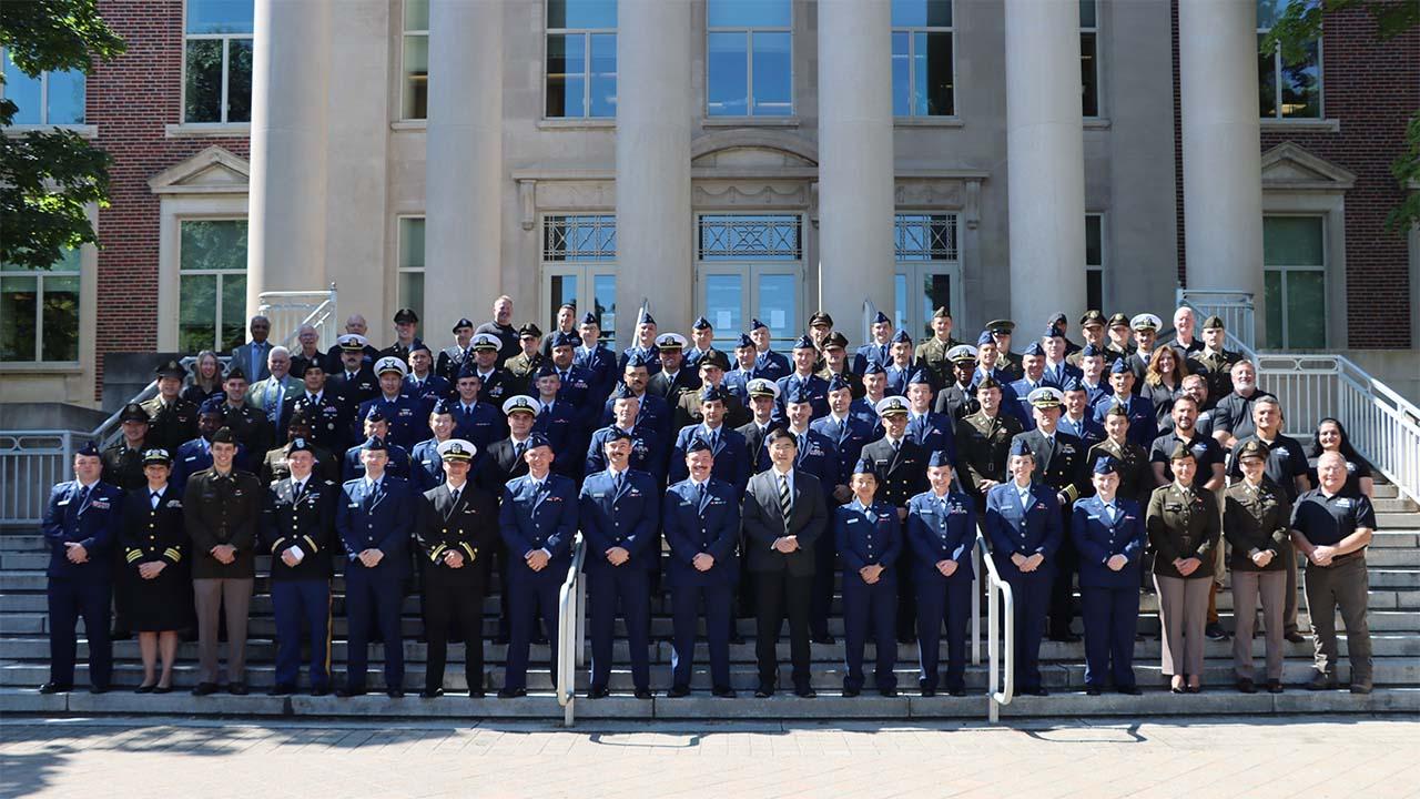 Polytechnic doctoral student, military test pilot wins Naval Academy award for faculty support