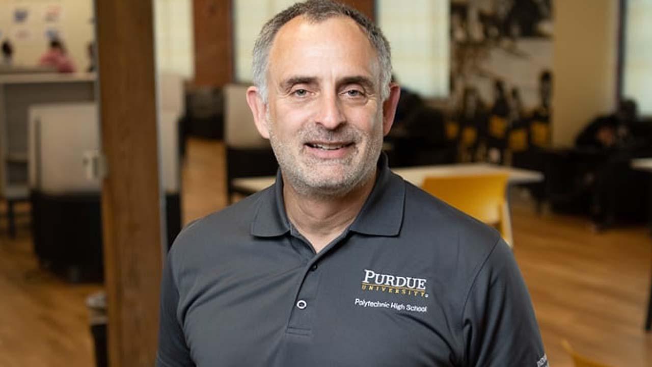 Scott Bess is the man behind the mission to reinvent the high school experience. Bess, the founding executive director for Purdue Polytechnic High Schools, says the schools are making positive growth with students and the communities they serve. (Purdue University photo)