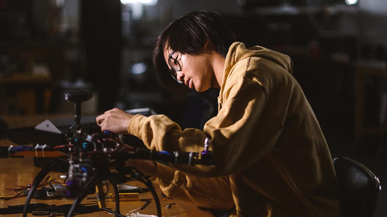 Unmanned aerial systems student discovers a love for flight outside of the cockpit