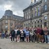 Jim Tanoos' Purdue student group is pictured here in the Netherlands during their Maymester 2025 trip, which took them to a variety of European locales to explore supply chains and highly productive industries. (Photo credit: Jim Tanoos)