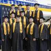 The graduating class in aeronautical engineering technology (pictured) was honored this May on-site at the Aviation Technology Center. (Photo credit: Dale Pickett)