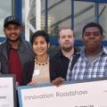 Two three-person teams brought home first and second place finishes from the 30-hour Altice and Infosys Innovation Hackathon