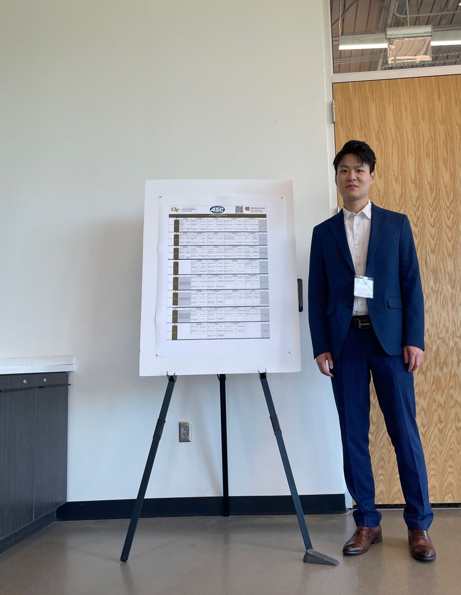 Xingzhou presented at 58th Annual International Conference of Associated Schools of Construction at Atlanta from April 20 to 23, 2022.