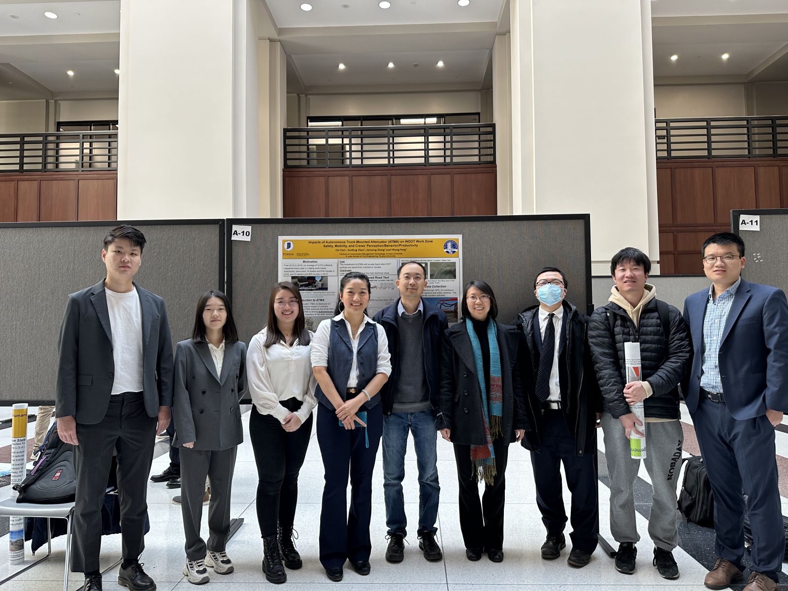 Xingzhou, Hongyue, and Xinran presented JTRP Poster Session 2023 on Februrary 21, 2023.