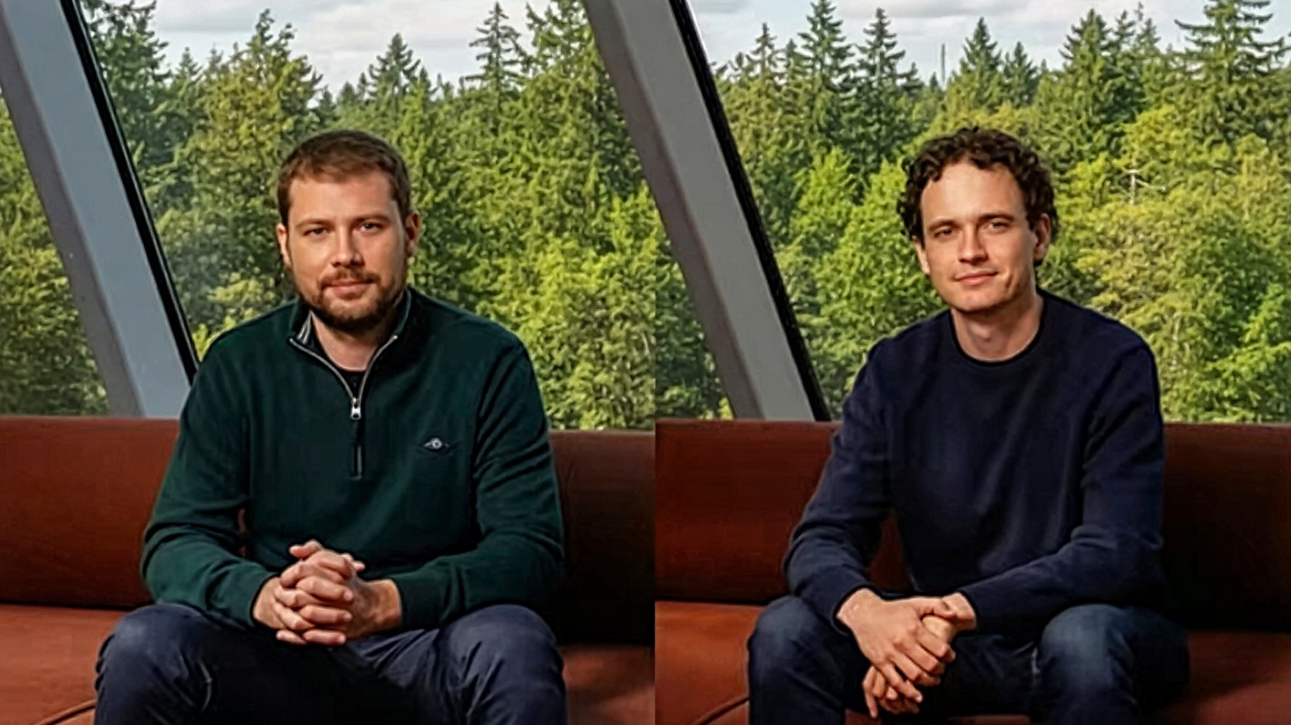 The two founders of Reflection AI: Ioannis Antonoglou (left) and Misha Laskin (right).